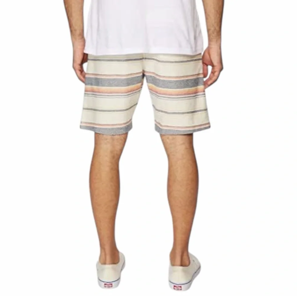 O'Neill Mens XL Striped Standard Fit Drawstring Summer Walking Shorts - Picture 5 of 9